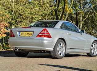 2001 MERCEDES-BENZ SLK 230 KOMPRESSOR