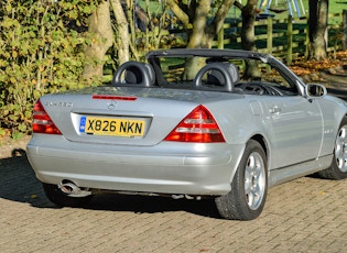 2001 MERCEDES-BENZ SLK 230 KOMPRESSOR