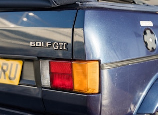 1991 VOLKSWAGEN GOLF (MK1) GTI RIVAGE CABRIOLET