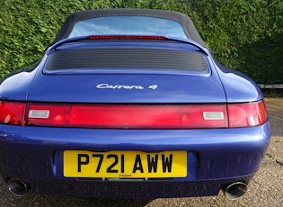 1997 PORSCHE 911 (993) CARRERA 4 CABRIOLET - MANUAL