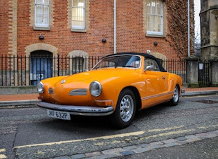 1974 VOLKSWAGEN KARMANN GHIA CABRIOLET - LAST RHD