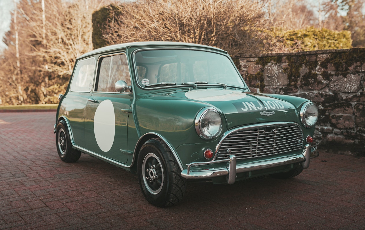 Austin Mini Cooper S Mk1, Almond Green Austin Mini Cooper S Mk1, Almond Green