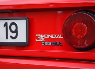 1986 FERRARI MONDIAL 3.2 CABRIOLET