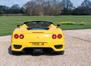 2001 FERRARI 360 SPIDER 