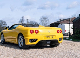 2001 FERRARI 360 SPIDER 