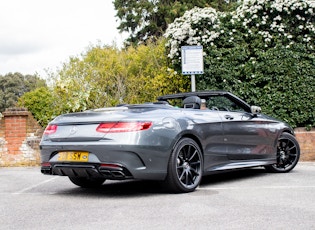 2016 MERCEDES-AMG S 63 CABRIOLET