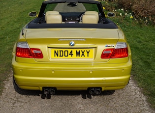 2004 BMW (E46) M3 CONVERTIBLE INDIVIDUAL - MANUAL