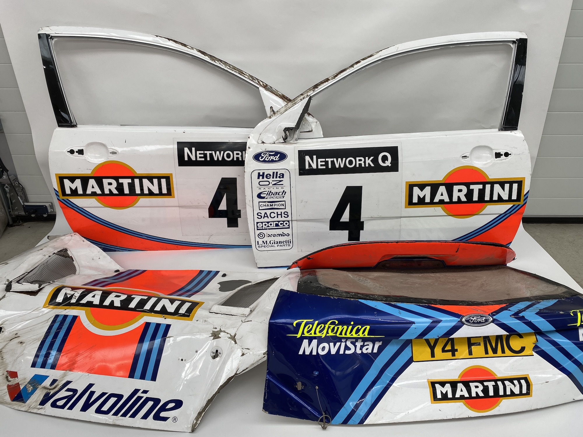 2001 FORD FOCUS RS WRC BODY PANELS - EX-MCRAE & GRIST for sale by