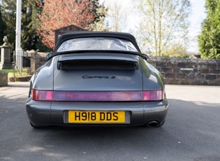 1991 PORSCHE 911 (964) CARRERA 2 CABRIOLET