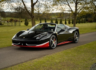 2012 FERRARI 458 SPIDER 