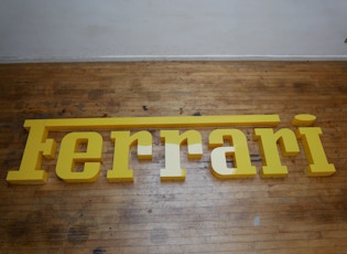 FERRARI ILLUMINATED NEON DEALERSHIP SIGN 