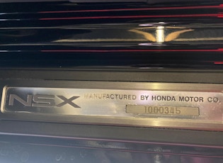 1992 HONDA NSX - 7,634 KM