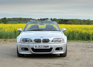 2003 BMW (E46) M3 CONVERTIBLE - 28,406 MILES  