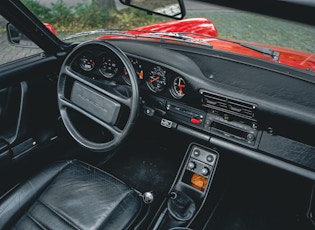 1987 PORSCHE 911 CARRERA 3.2 CABRIOLET - 16,405 MILES