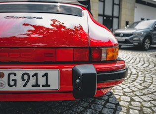 1987 PORSCHE 911 CARRERA 3.2 CABRIOLET - 16,405 MILES