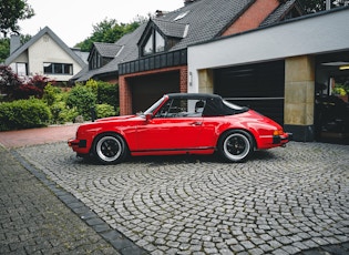 1987 PORSCHE 911 CARRERA 3.2 CABRIOLET - 16,405 MILES