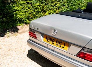 1996 MERCEDES-BENZ (W124) E320 SPORTLINE CABRIOLET