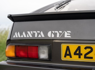 1983 OPEL MANTA GTE