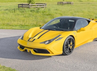 2015 FERRARI 458 SPECIALE - 2,663 MILES