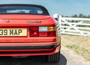 1991 PORSCHE 944 TURBO CABRIOLET