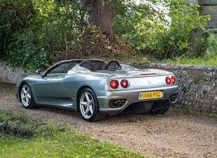 2003 FERRARI 360 SPIDER - MANUAL