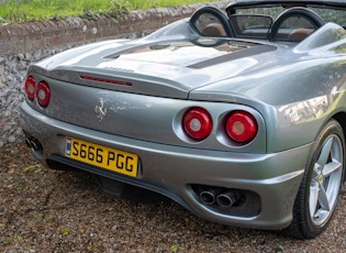 2003 FERRARI 360 SPIDER - MANUAL