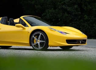 2014 FERRARI 458 SPIDER