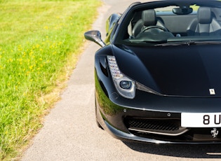 2013 FERRARI 458 SPIDER