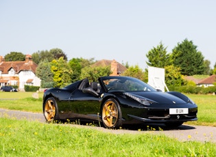 2013 FERRARI 458 SPIDER