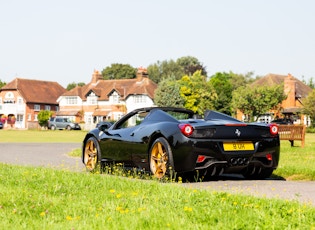 2013 FERRARI 458 SPIDER