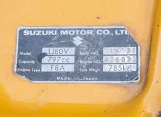 1980 SUZUKI LJ80