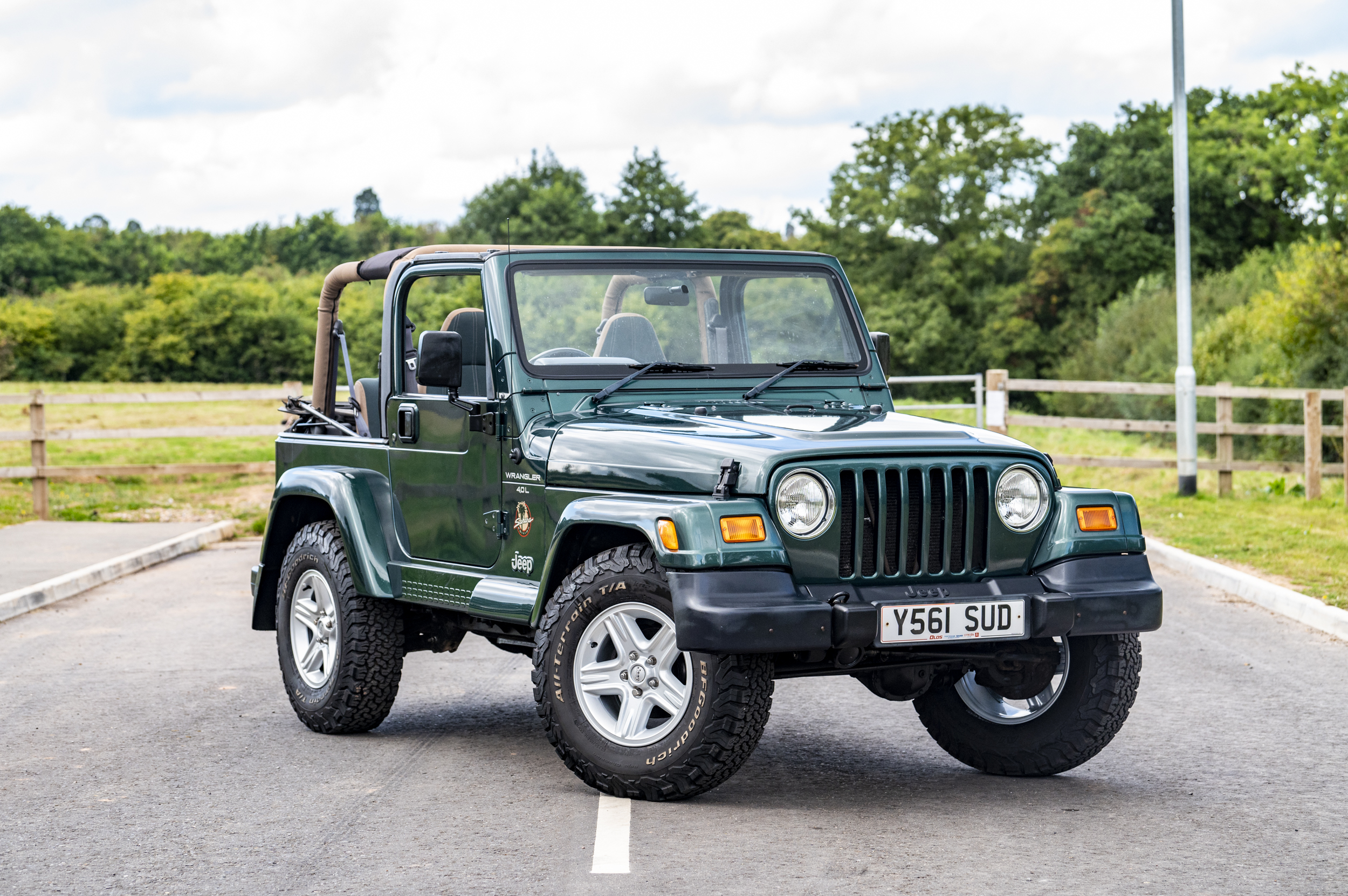 2001 JEEP WRANGLER - SAHARA EDITION for sale by auction in