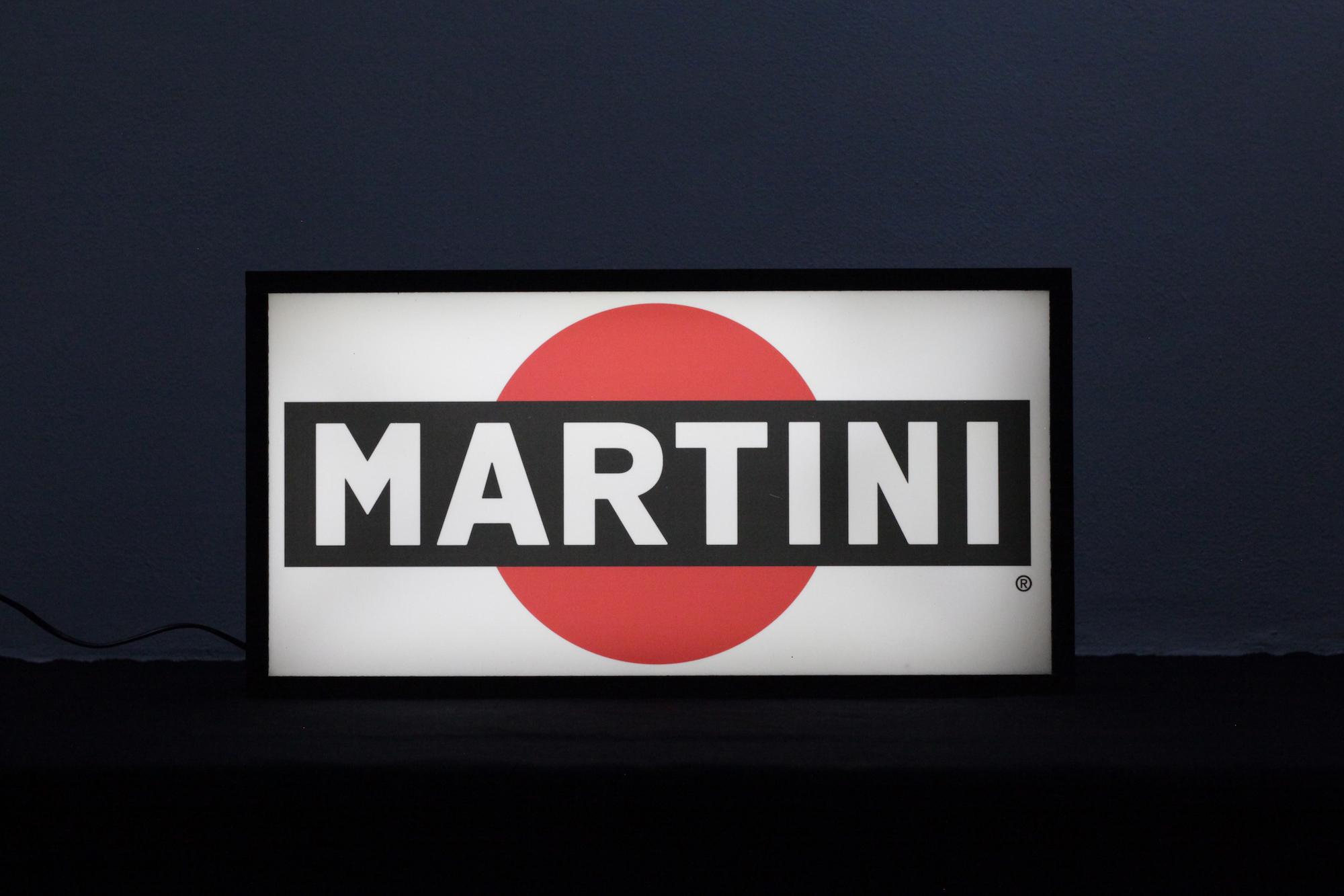 MARTINI ILLUMINATED SIGN for sale by auction in San Miniato