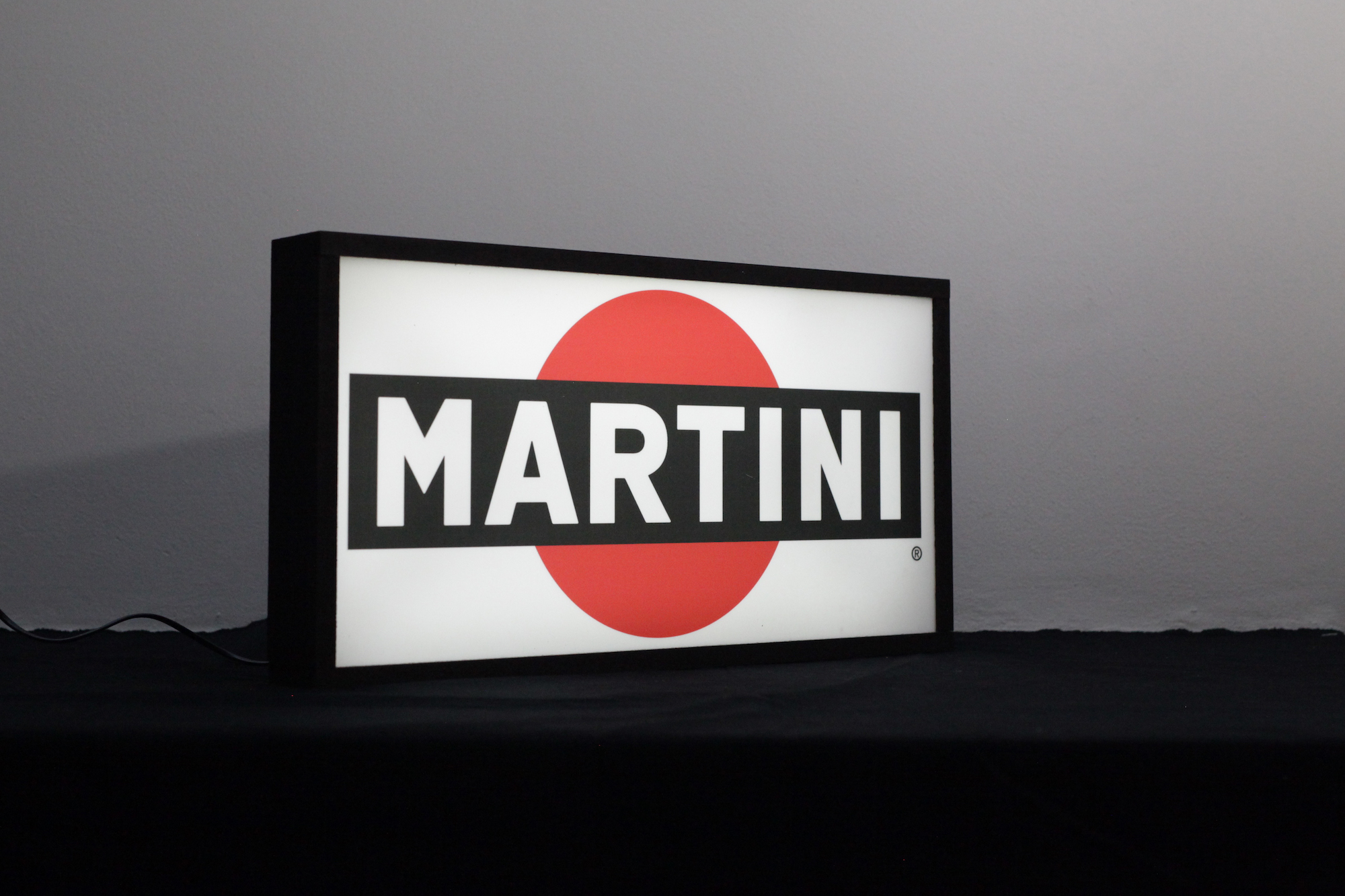 MARTINI ILLUMINATED SIGN for sale by auction in San Miniato