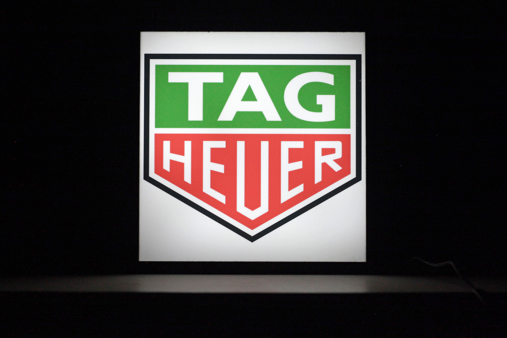 TAG HEUER ILLUMINATED SIGN for sale by auction in San Miniato