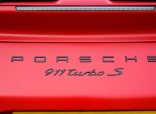 2014 PORSCHE 911 (991) TURBO S CABRIOLET - 1,852 MILES
