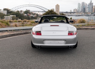 2002 PORSCHE 911 (996) CARRERA CABRIOLET – 44,500 KM