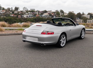 2002 PORSCHE 911 (996) CARRERA CABRIOLET – 44,500 KM