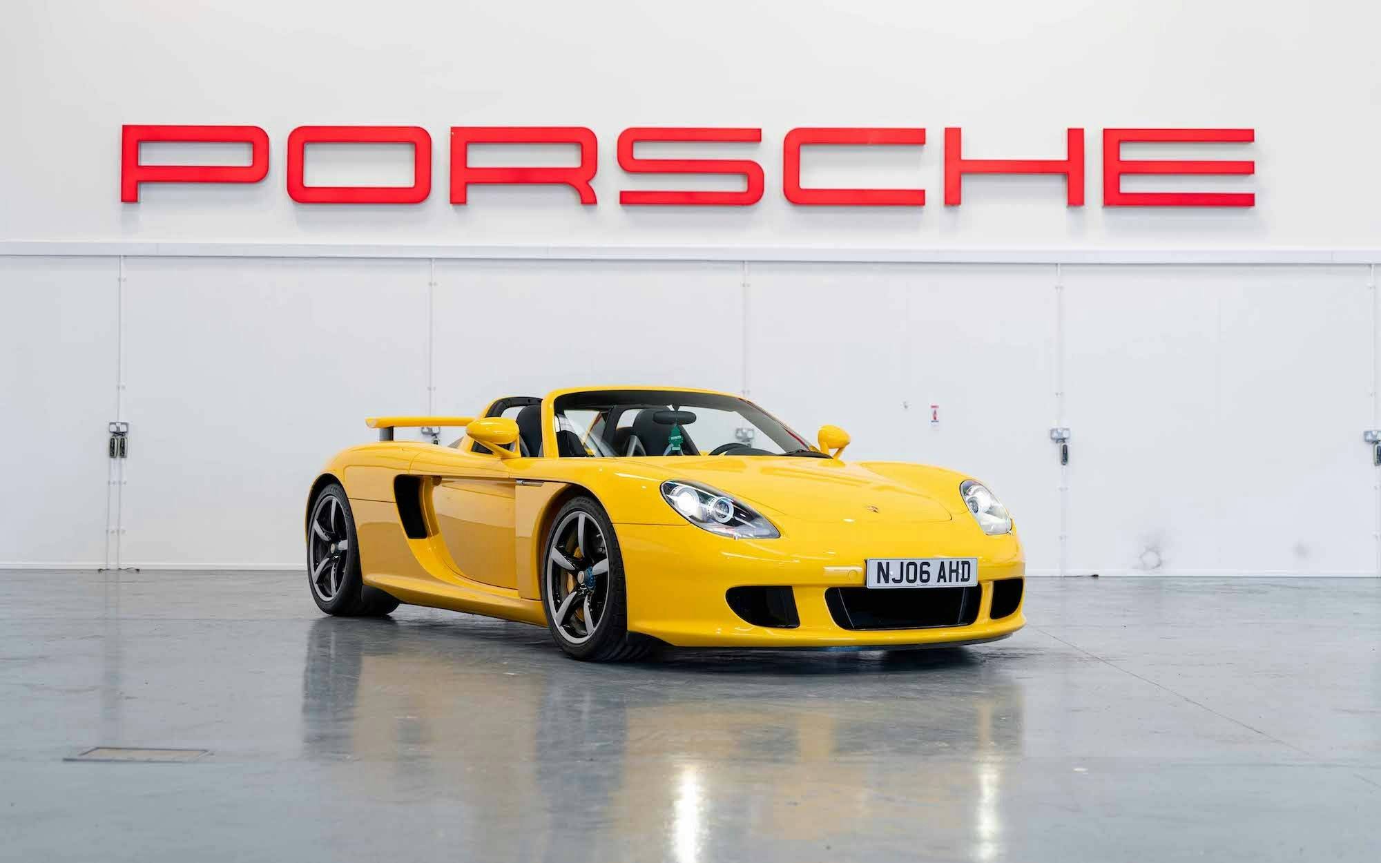 LARGE PORSCHE ILLUMINATED DEALERSHIP SIGN for sale by