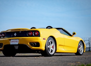 2001 FERRARI 360 SPIDER - 11,063 MILES