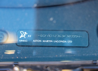 2003 ASTON MARTIN DB7 GT - MANUAL