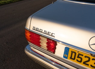 1986 MERCEDES-BENZ (W126) 560 SEC