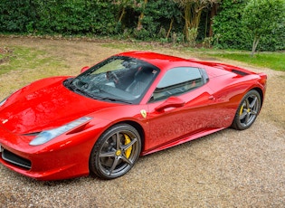 2012 FERRARI 458 SPIDER