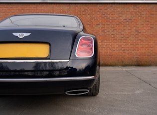 2013 BENTLEY MULSANNE - 5,910 MILES - VAT Q