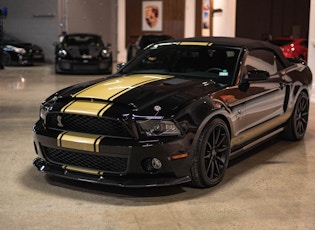 2012 SHELBY GT500 50TH ANNIVERSARY SUPER SNAKE CONVERTIBLE - 547 MILES