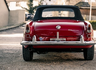 1961 ALFA ROMEO GIULIETTA SPIDER VELOCE 