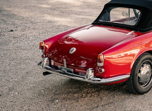 1961 ALFA ROMEO GIULIETTA SPIDER VELOCE 