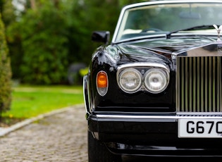 1990 ROLLS-ROYCE CORNICHE III CONVERTIBLE