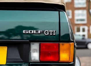 1991 VOLKSWAGEN GOLF (MK1) GTI RIVAGE CABRIOLET - 15,485 MILES