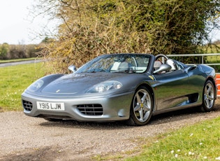 2001 FERRARI 360 SPIDER - MANUAL